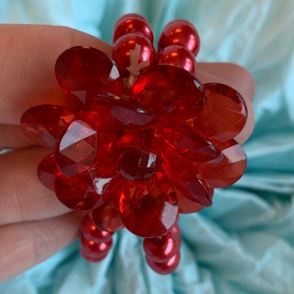 Christmas red bracelet - Picture 2 of 3